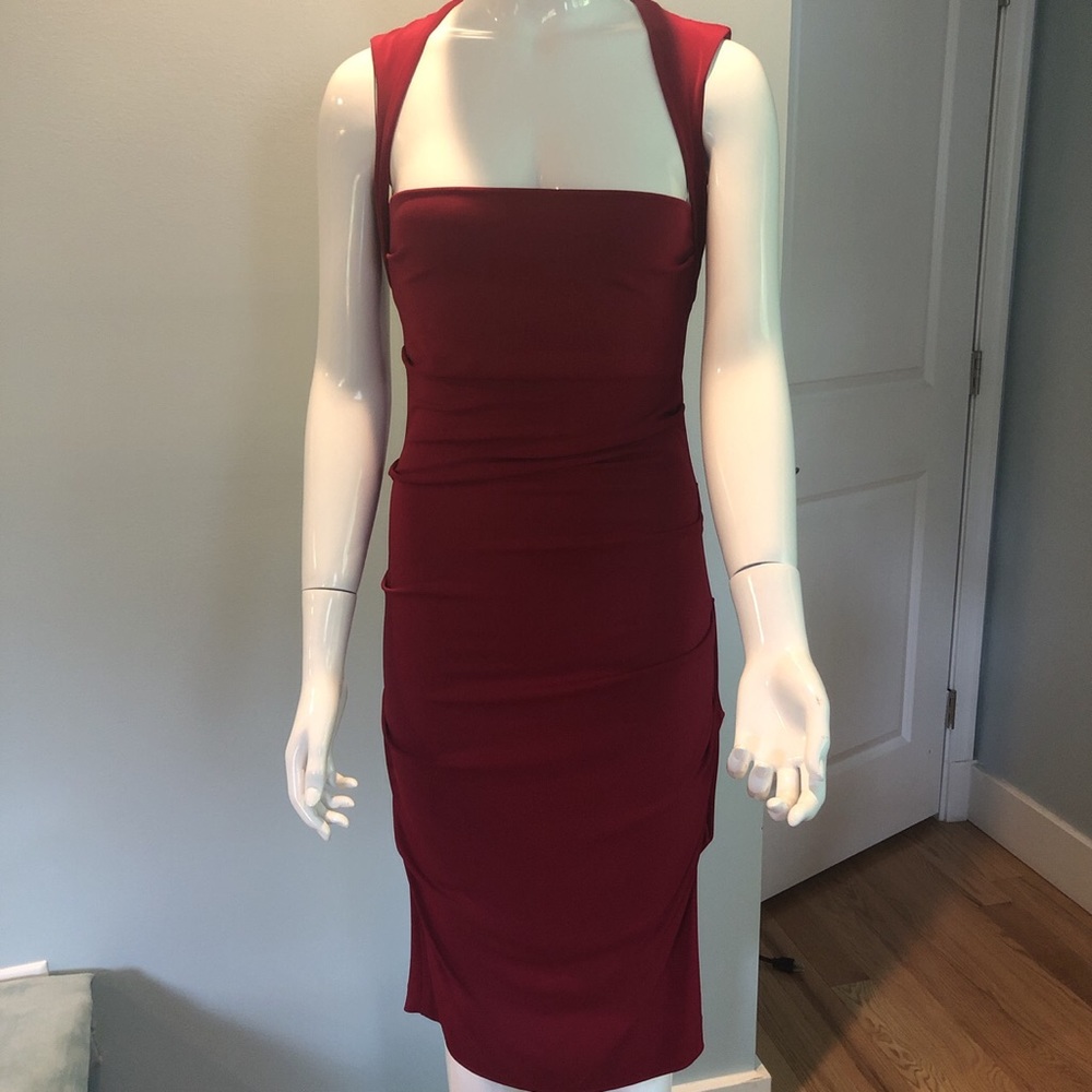 Nicole Miller Size medium red dress